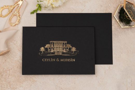 Siyah Altın Köşk Zarflı