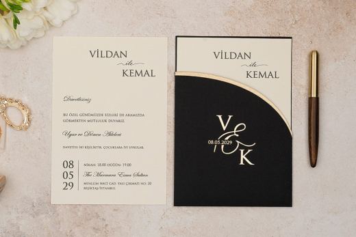 Siyah Krem Bölmeli